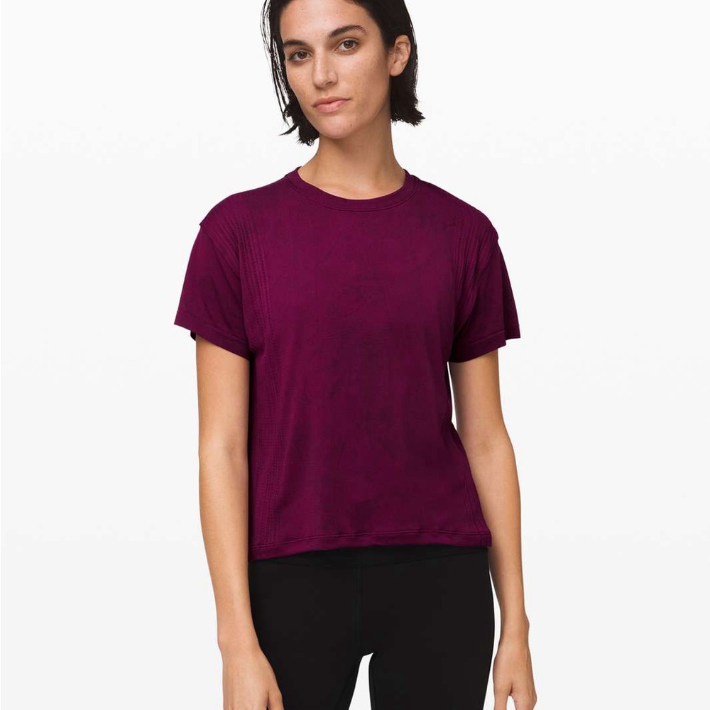 Lululemon Train to Be Short Sleeve Shirt